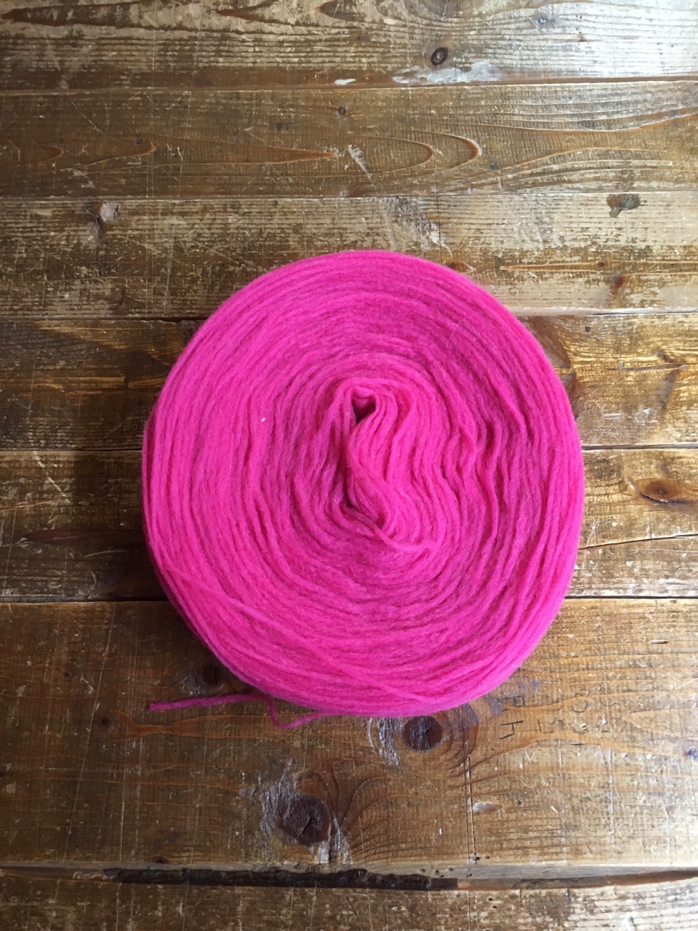 Pencil Roving Discs MacAuslands Woolen Mills, Bloomfield, PEI