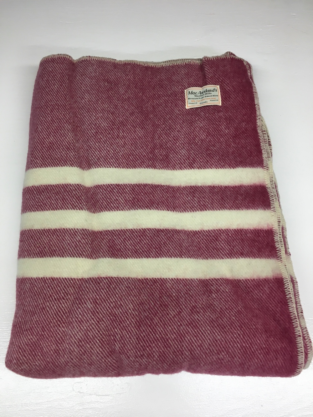Blankets (tweed) - MacAuslands Woolen Mills, Bloomfield, PEI