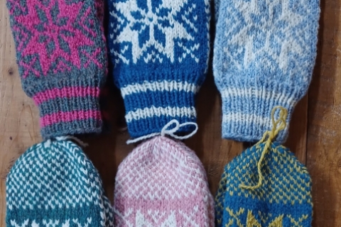 Snow Flake Mittens - $35.00 - Very Limited Selection