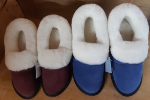 Sheepskin Slippers - $100 (various colours and sizing available)